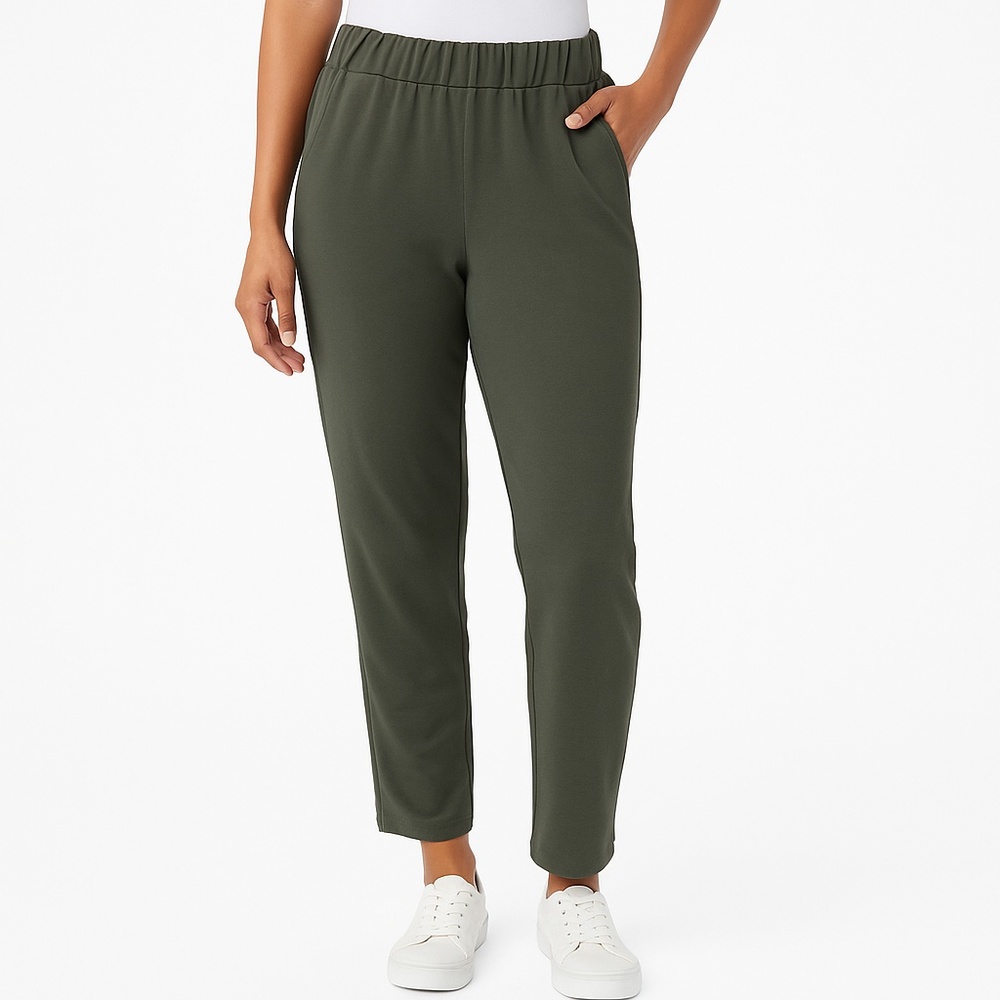 NWT 32 Degrees Women’s High-Rise Pull-On Joggers – Size Small – Clover Green